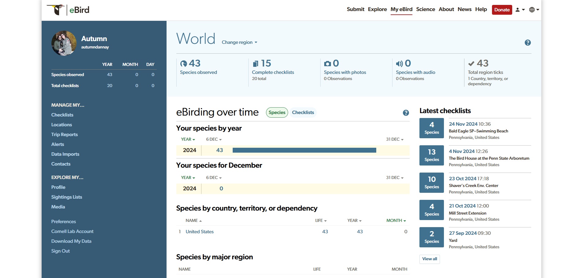 2024 eBird Year in Review